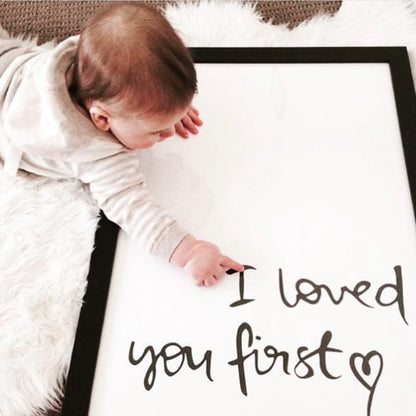 I loved you first