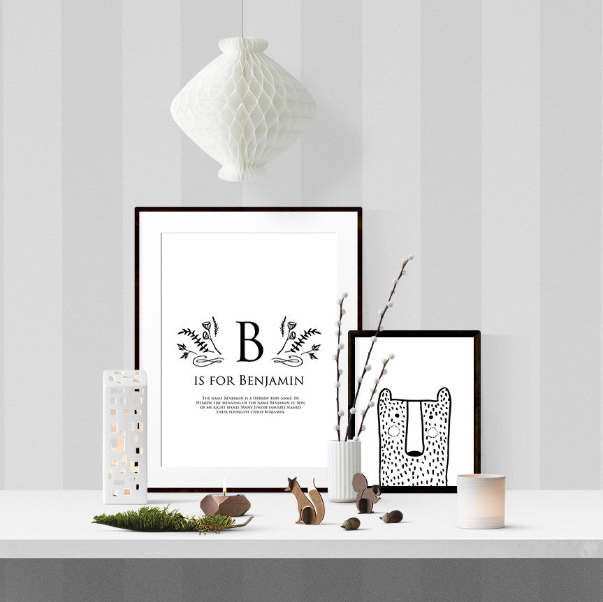 Woodland letter names - Printable - One Tiny Tribe - 2