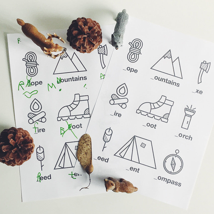 Explorer activity sheet - Printable - One Tiny Tribe