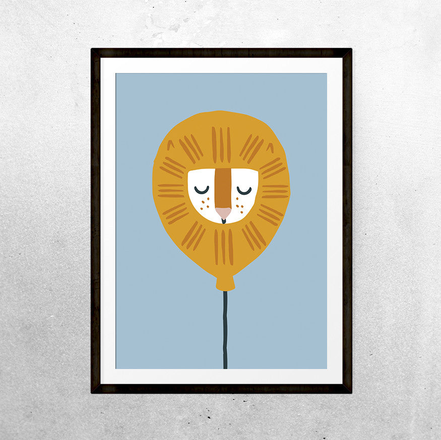 Lion sleeps tonight - Print - One Tiny Tribe  - 1