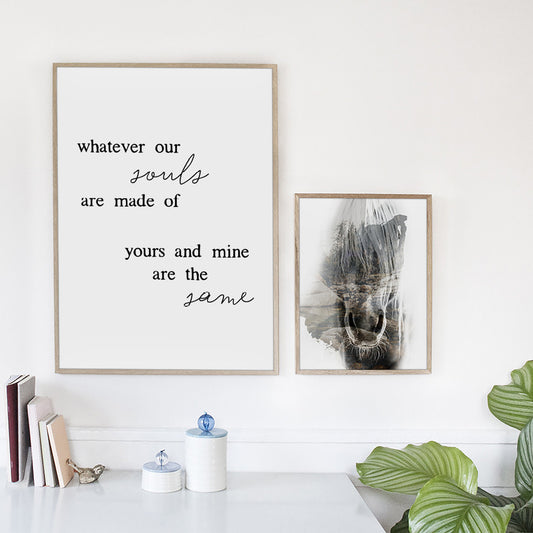 Yours and mine (pre-orders) - Print - One Tiny Tribe