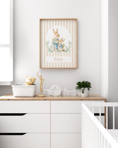 [Personalised] Mama and baby bunny