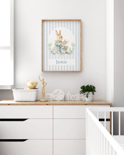[Personalised] Mama and baby bunny
