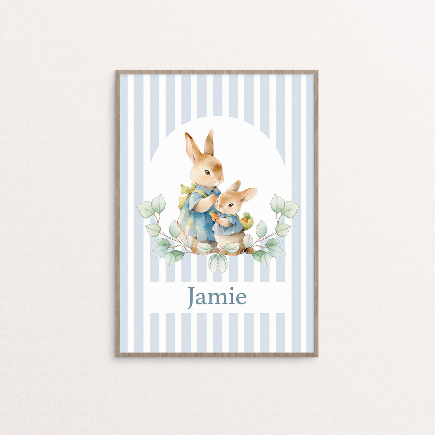 [Personalised] Mama and baby bunny