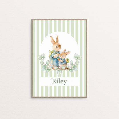 [Personalised] Mama and baby bunny