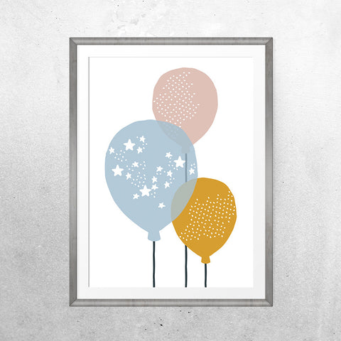 Balloons - Print - One Tiny Tribe  - 1