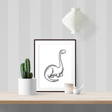 Baby Diplodocus - Printable - One Tiny Tribe  - 2