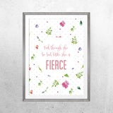 Fierce - Print - One Tiny Tribe  - 1