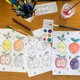 Colour Me In Fruit
