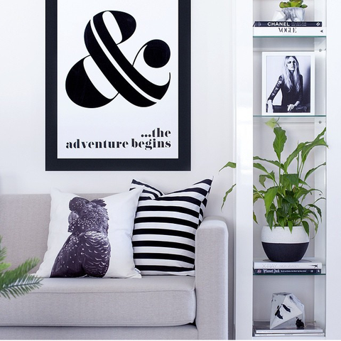 & the adventure begins - poster
