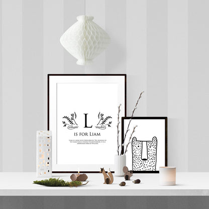 Woodland letter names - Printable - One Tiny Tribe  - 3