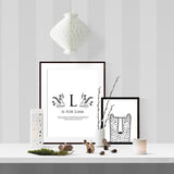 Woodland letter names - Printable - One Tiny Tribe  - 3