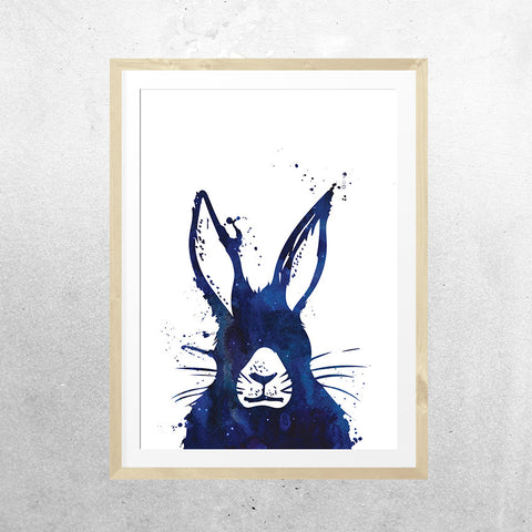 Messy hare don't care - Print - One Tiny Tribe  - 1