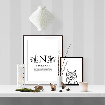 Woodland letter names - Printable - One Tiny Tribe  - 4