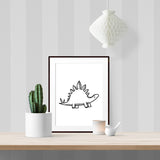 Baby Stegosaurus - Printable - One Tiny Tribe  - 2