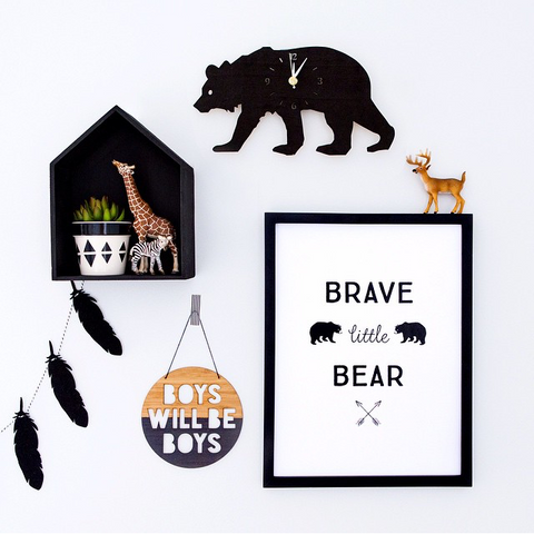 Brave little bear - Print - One Tiny Tribe  - 1