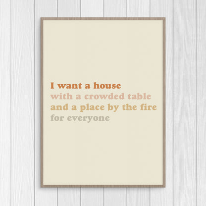 Crowded Table
