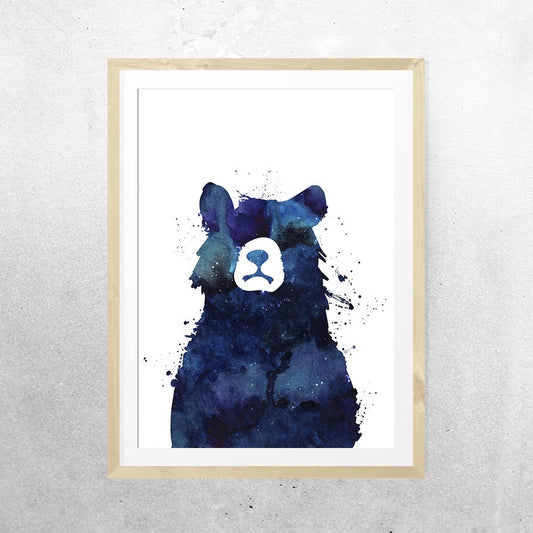 Messy bear don't care - Print - One Tiny Tribe  - 1