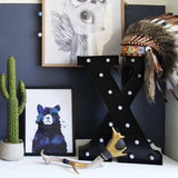 Messy bear don't care - Print - One Tiny Tribe  - 2