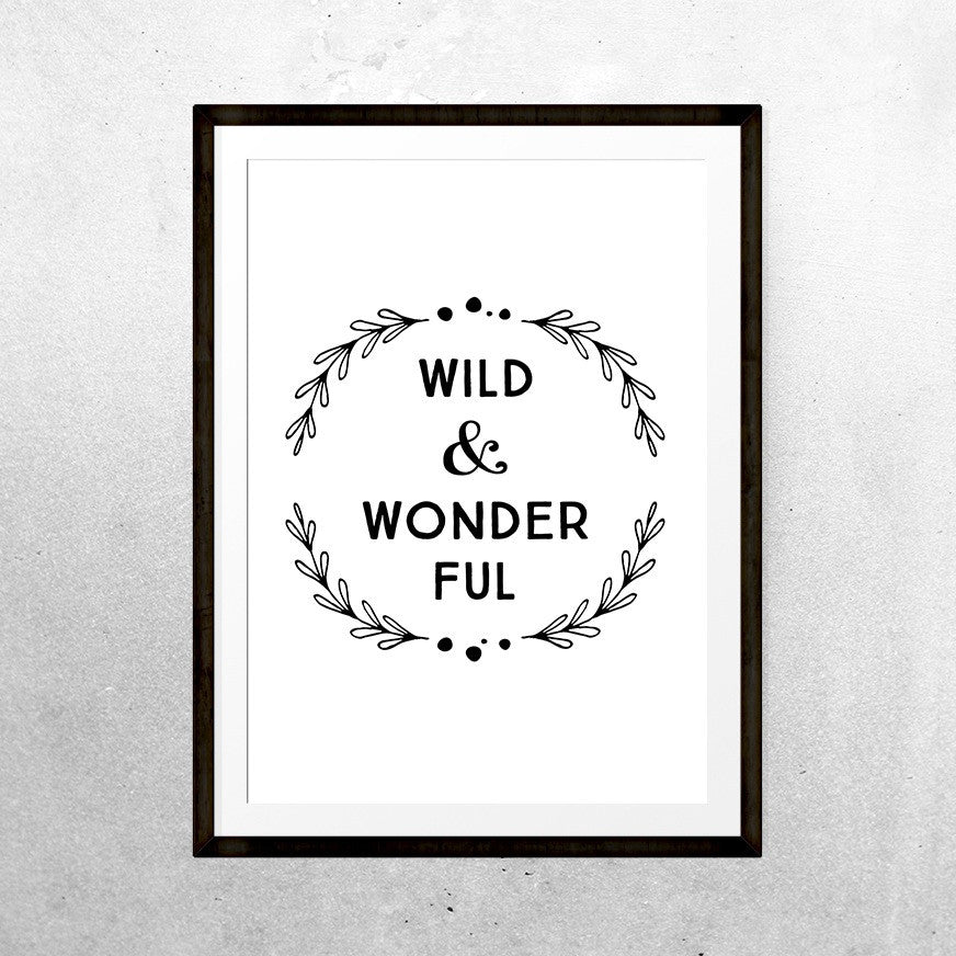 Wild & Wonderful - Print - One Tiny Tribe  - 1